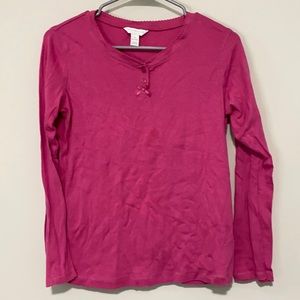 Cute pink sleeping shirt!
